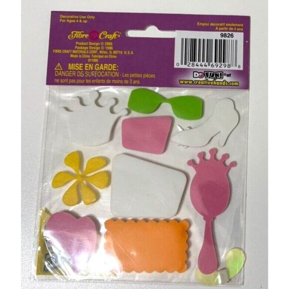 Creative Hands Foam 3D Stickers Princess Power Diva Glam Girl Idolize Me - Picture 2 of 2